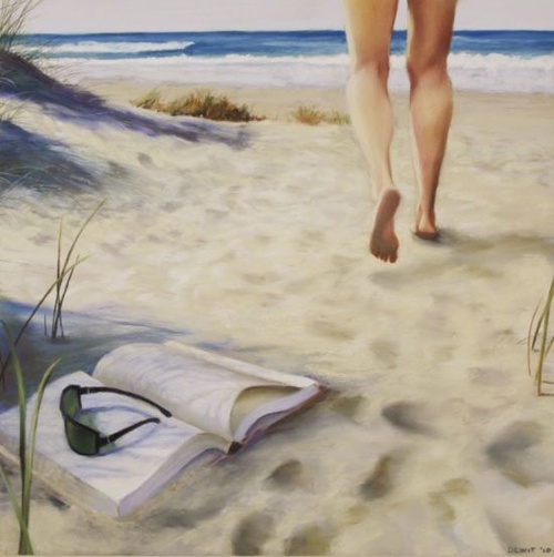 lectura en la playa